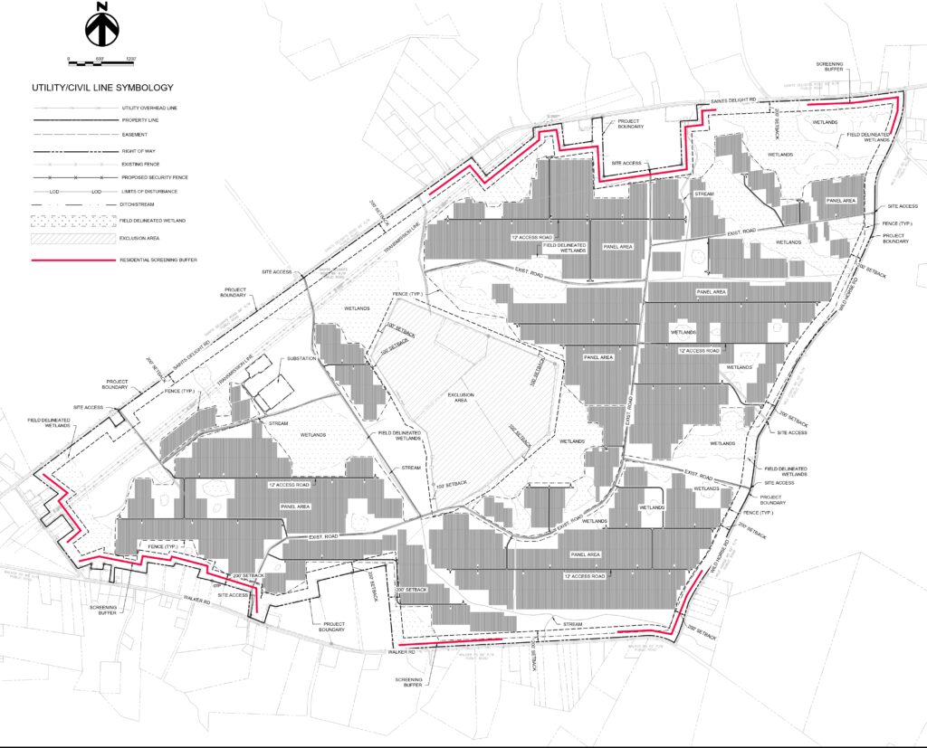 SR Lambert I&II - Zoning Layout with Visual Buffer